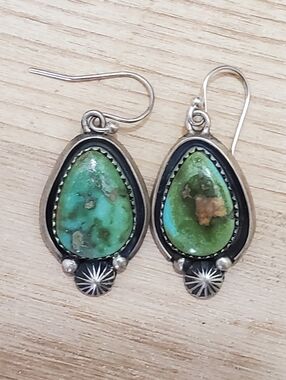Jeanette Dale - Sonoran Gold Turquoise Earrings